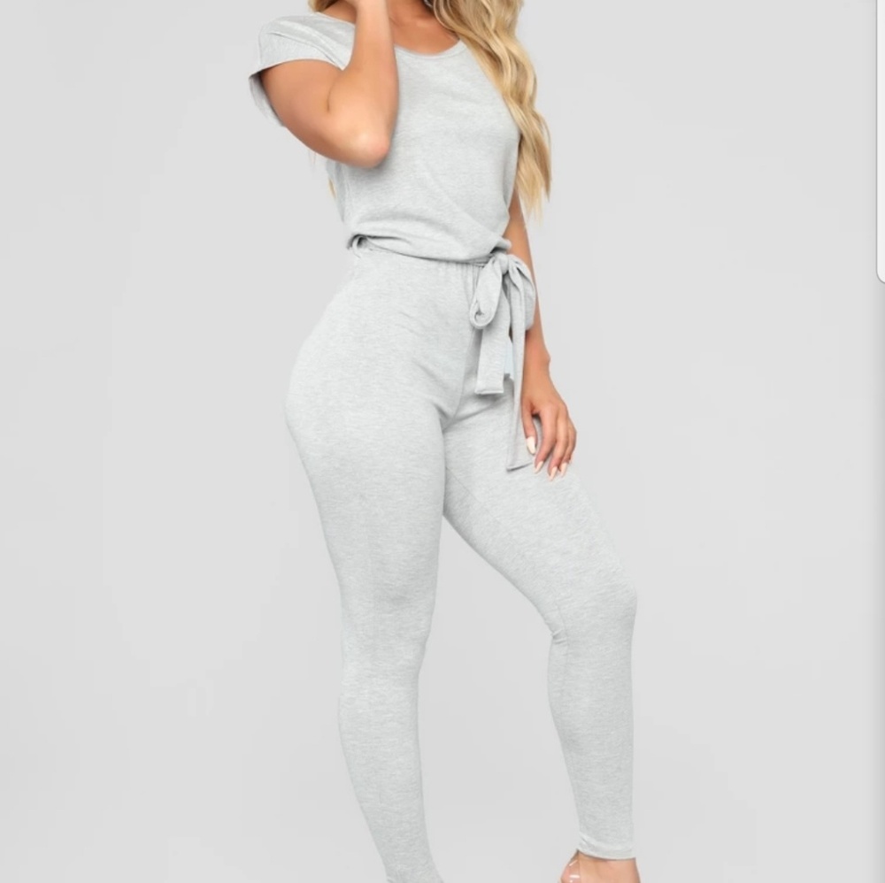 Gray (Sweats Fabric) Jumpsuit